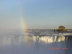 rainbow in Niagara falls