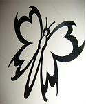 butterfly black and white