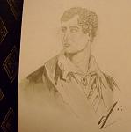 dibujo de Lord Byron