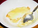 My piece of apple pie, half eaten with custard. 
 
You can't own an apple pie...  Hehe. 
 
Noonoo made it.