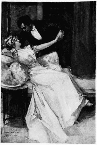 When the swordsman clasped her hand she looked into his<br/>eyes. 