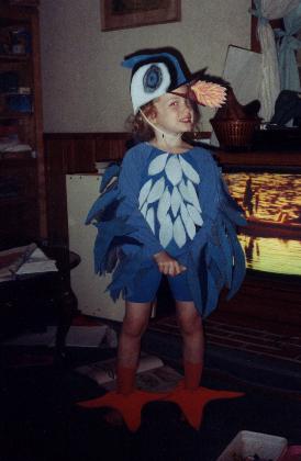 When I was a little bitty second grader, I wanted to be a fire-breathing blue-jay. HAHAHAHAHA! I was a creative mastermind from the start.