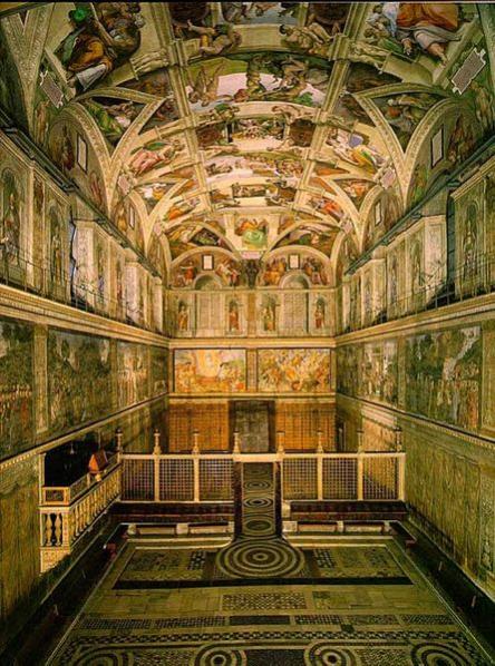 The Sistine Chapel - The Vatican City
PS: Okay, so this isn't my picture either, cuz my brother somehow managed to ruin the pictures of the chapel along with the ones I took of the ceiling.