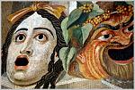 Theater Mask Mosaic