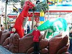 Isaac and Lego dinosaurs
