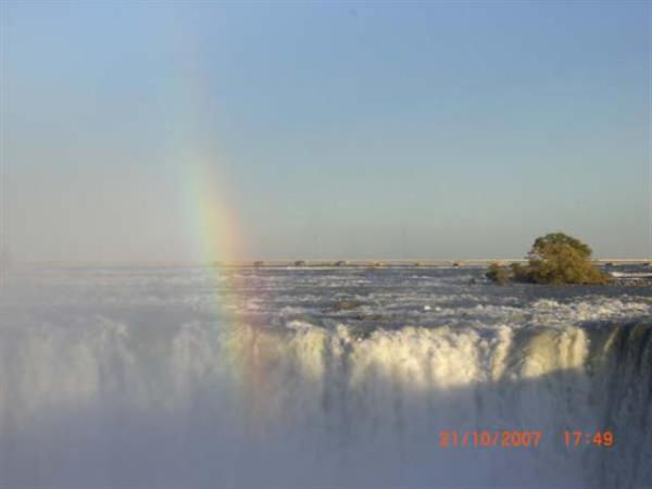 rainbow in Niagara falls