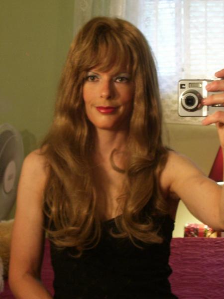 My feminine alter-ego.  She shows up once a year.