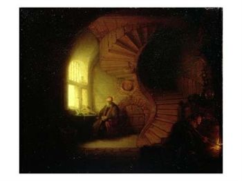 Rembrandt Philosopher in Meditation