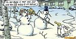 FunnyPart com snowman