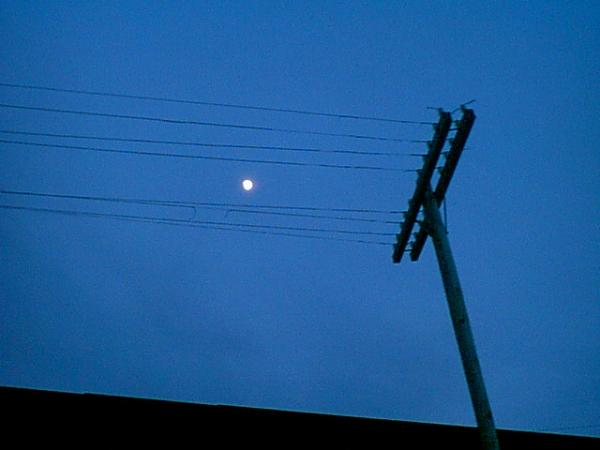 Electricity's Origin
Did you ever wonder where electricity comes from?
Here's my great idea: we harness the energy of the moon!