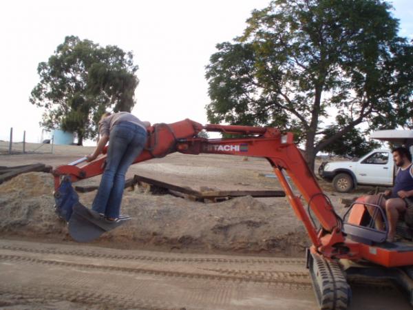Life gets boring on a farm so you have to make your own fun