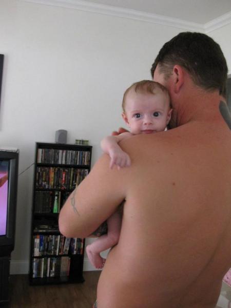 baby with daddy