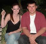 my cousin and me