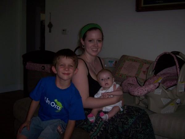 With the kids