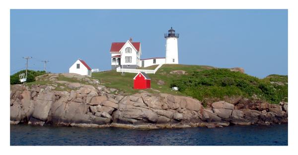 Nubble Lighthouse in York, Maine