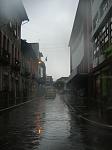 A wet way at downtown