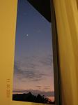 I�m here laying in my bed,  
wondering what is ahead 
until you came  
with your embrace  
and showed me 
the moon silluette.