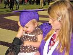 my niece with my dork hat on :D