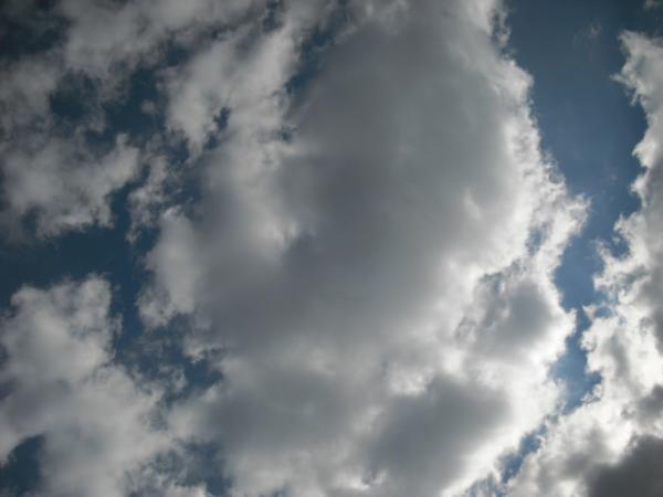 Uhh. the cloud looks really heavy. had a cool texture to it