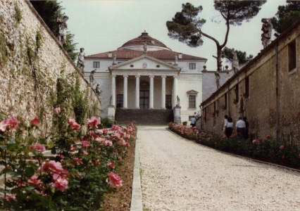 Villa Capra "la Rotunda" ;  Vicenza Italy.
Architect: Andrea Palladio
Film photograph taken in 1988.