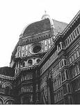 Cattedral di Santa Maria del Fiore; The Duomo of Florence, Italy.  Started in 1296 in the Gothic style. Designed by Amolfo di Cambio. The dome was...
