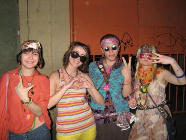 having fun- hippie love
