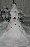 This is the Snow Princess from front. She's standing there waiting for her prince to arrive. (In reality the prince was sitting a few metres away,...