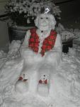 This Snow Prince was built by me and a couple of my friends - we couldn't possibly leave the Snow Princess I built just to stand there all alone...