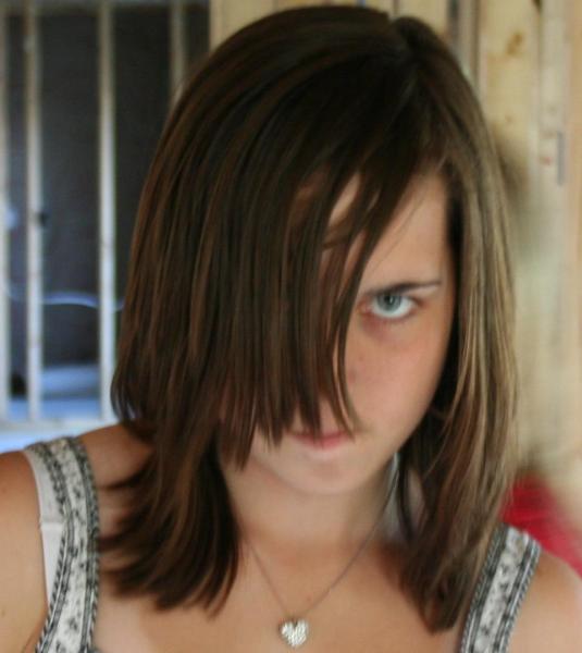 Movie Star Myra -- my oldest, new child -- stay away all you gnarly old-goat dudes, she's 14!