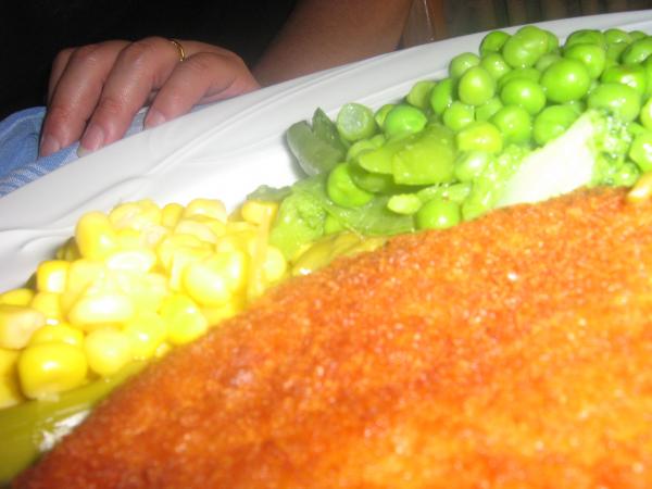 Dinner.

I dedicate this pic to Maxi.
'Twas my dinner.  Actually, I think this was my mum's plate...