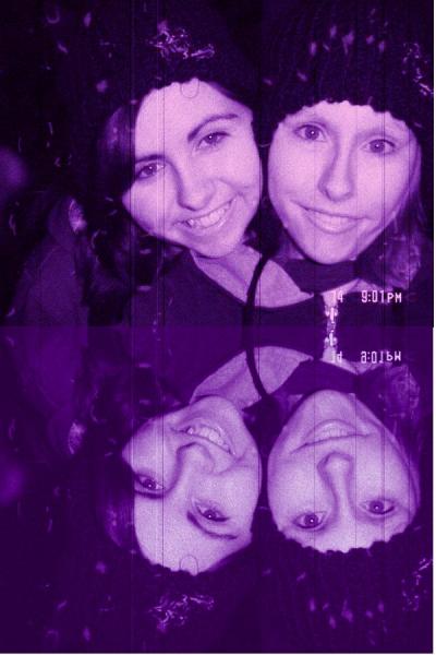 me and sis purple