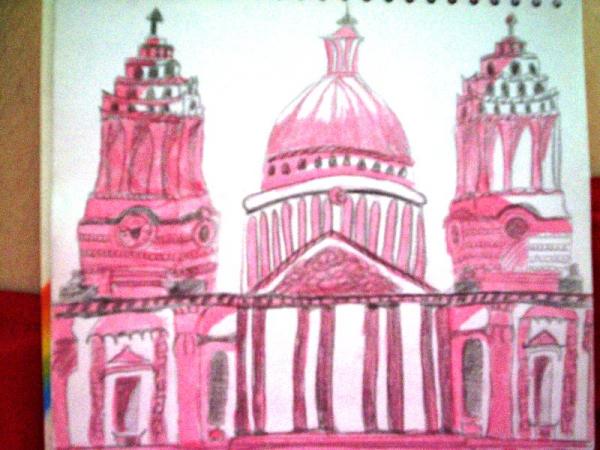 Supposed to be the St Paul's Cathedral...