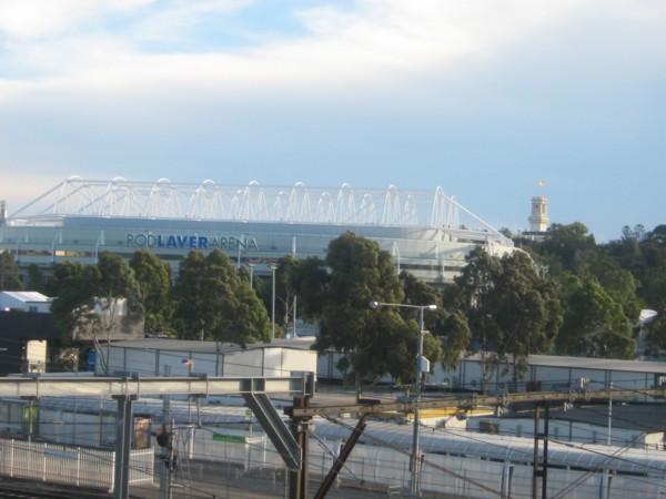 The Rod Laver Arena.
I should have taken a close up shot.