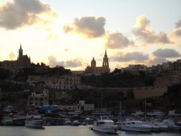 Sunset over Gozo