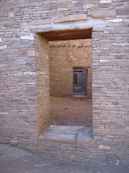 "Series of Openings"
A series of openings or "doorways" inside of Pueblo Bonito ruins at Chaco Canyon National Historical Park in New Mexico. See the Chaco Canyon thread. Pueblo Bonito was constructed and inhabited from approximately 850 ad to 1150 ad.
Canon powershot A520 compact digital.