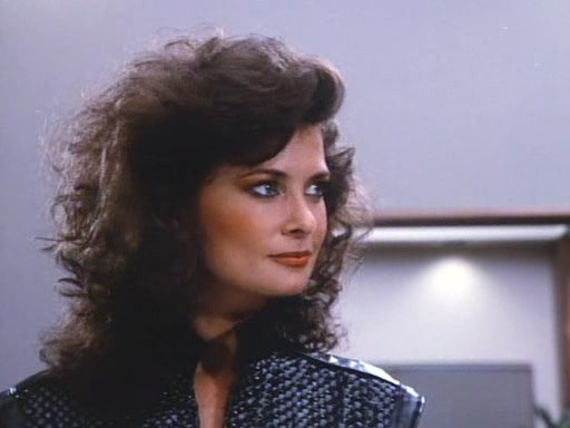 Diana in the old TV series.  I know big hair was fashionable in the eighties (what were we thinking?), but I didn't like it on Jane Badler (who played Diana).  My favorite hair style was the one that Diana originally had when she was giving Kristine Walsh those intense, hungry eyes.