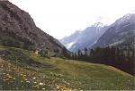 Foothills above Zermatt Switzerland 
1988 film photo