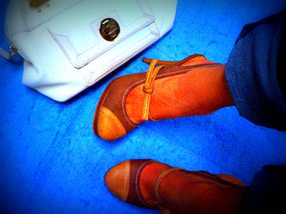 Haha, my feet.