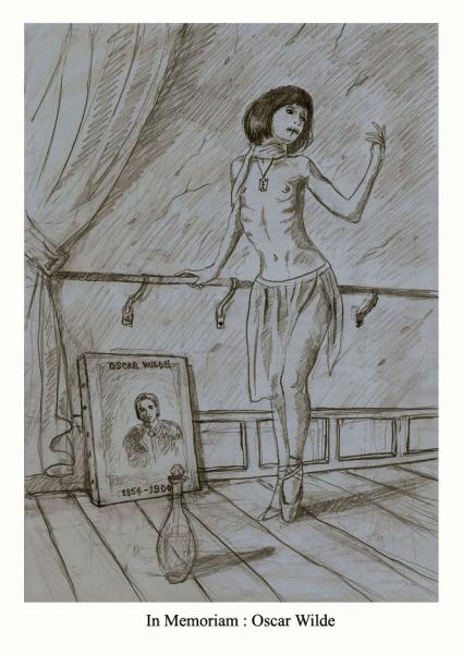 In Memoriam Oscar Wilde, for a prose-poem sequence in my book THE TANGLED MUSE