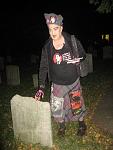 at the churchyard in Brooklyn that inspired Lovecraft to write "The Hound"