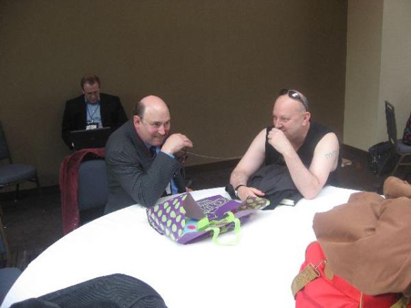 with my chum Peter Straub