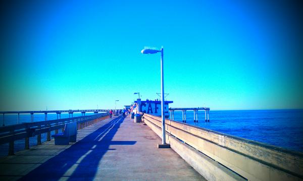 The Ocean Beach Pier.