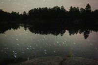 Star trails Hegman BWCA SMALL