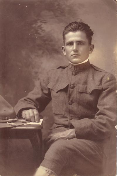 E. Mach�ček - maternal Grandfather WW I photo.
(The Grandfather of the "footlocker books" fame)