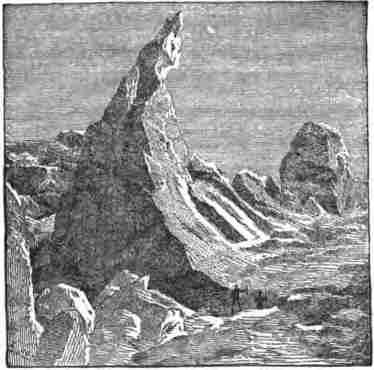 View of the 'Seracs'.