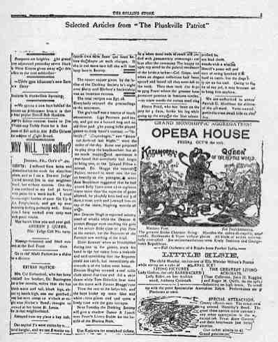 The Rolling Stone, January 26, 1895