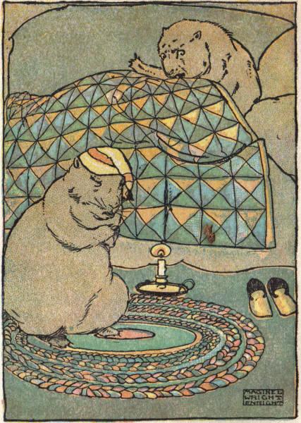 Mr. Puff-Pudgy would say his prayers
backward